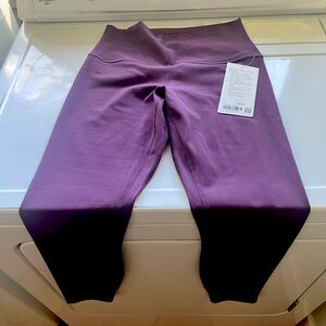 Lululemon Align Leggings. Size 8; 25” inseam. Purple color.